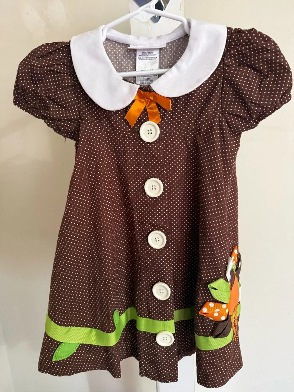 Bonnie Baby Thanksgiving Dress & Diaper Cover